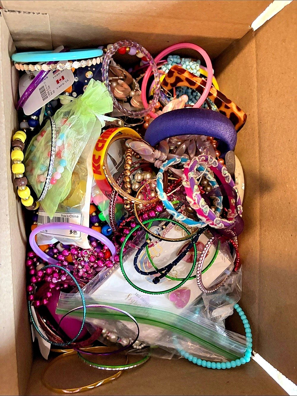 5.5 pounds Assorted Multicolor kids treasure Hunter jewelry Lot